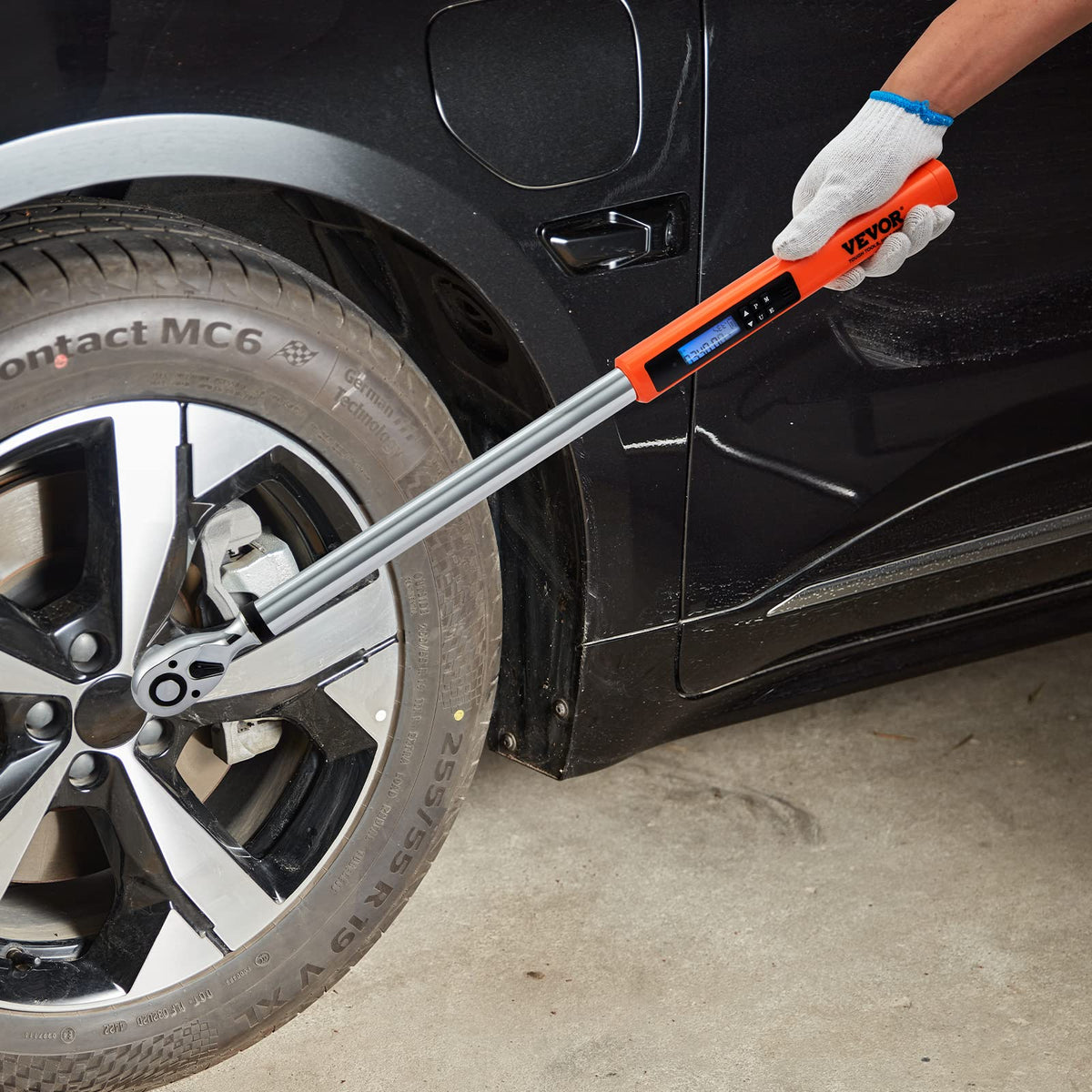 VEVOR Digital Torque Wrench 1/2 Inch Drive – 25-250 ft-lb / 34-340 N·m | ±2% Accuracy | 3-Mode with LED Beep