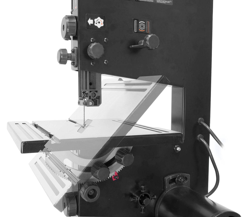WEN 9-Inch Benchtop Band Saw BA3959 2.8-Amp, 3-1/2 in Deep Cut, Bevel 45b0