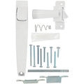Wright Products Push Button Door Latch for Storm & Screen Doors - White
